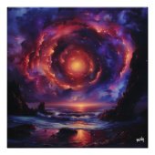 Nebulosa de Amanecer Cósmico Perfect Poster (Voorkant)