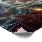 Nebulous Space Signals Sci-fi Space Poster (Coin)