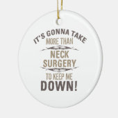 Neck Surgery Humor Keramisch Ornament (Links)