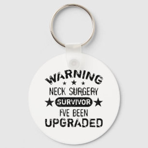 Neck Surgery Humor Upgraded Sleutelhanger