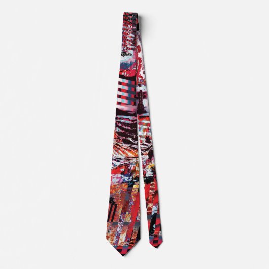 Neck Tie – Fragmented Pulse Stropdas (Voorkant)