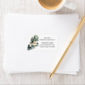 Neck van het Bos Nieuwe adreslabel Etiket (Insitu)