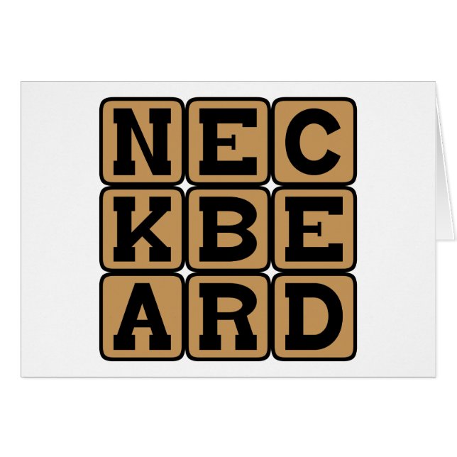 Neckbeard, internetthema (Voorkant Horizontaal)