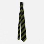 Necktie Buddy Army Green Stars & Stripes Stropdas (Achterkant)