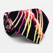 Necktie Buddy Fireworks Pattern Stropdas (Opgerold)