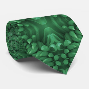 Necktie - Chrysanthemum Green Kaleidoscopic Stropdas
