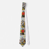 Necktie Dangerhouse Sleeves Geel Stropdas (Voorkant)