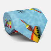 Necktie - Geviste banen & leuren Stropdas (Opgerold)