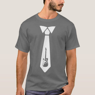 Necktie Guitar Guitarist Dresscode Elegant Music P T-shirt