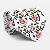 necktie_maneki_cat stropdas (Opgerold)