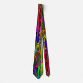 Necktie - Ribbons of Light (Night) Stropdas (Voorkant)