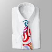 Necktie - Snoep Collage Stropdas (Gebonden)