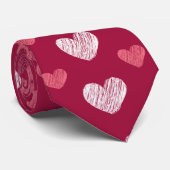 Necktie van Mannen voor hartontwerp Stropdas (Opgerold)