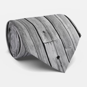 Necktie - Weathered Barn Wood Stropdas