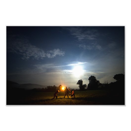 necro moon foto afdruk (Voorkant)