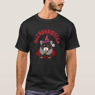 Necrohamster Necromancer Hamster Pet Wizard Rode d T-shirt