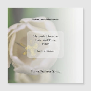 nécrologie, Invitation funéraire