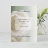 Nécrologie, Invitation funéraire (Debout devant)