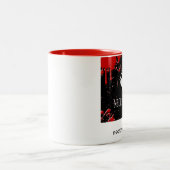 Necromug - wit/rood tweekleurige koffiemok (Center)