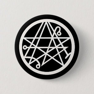 Necronomicon Klassieke ronde Button