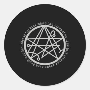 Necronomicon-signaal van de gateway ronde sticker