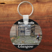 Necropolis in Glasgow, schotse sleutelhanger (Voorkant)