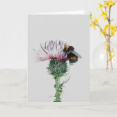 Nectar à mon abeille : une carte de haïku pour l'ê (Fleur jaune)