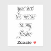 Nectar À Mon Sticker En Vinyle Personnalisé Coupé  (Feuille)