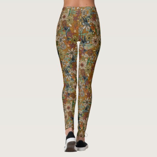 nectar-vogeltuin leggings (Achterkant)