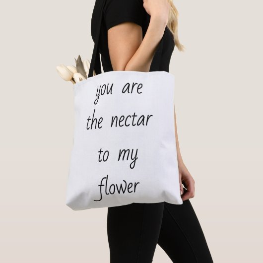 Nectar voor mijn ventilatorschouder-Canvas tas (Dichtbij)