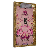 Nector Bloemen Elegant Monogram Klembord (Rechts)