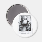 Ned Kelly: Gezocht Magneet (Voorkant / Achterkant)