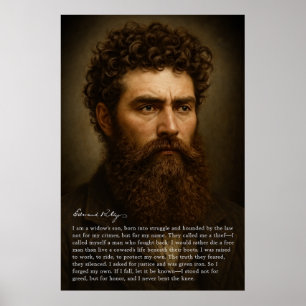 Ned Kelly over het testament van de bandiet Poster