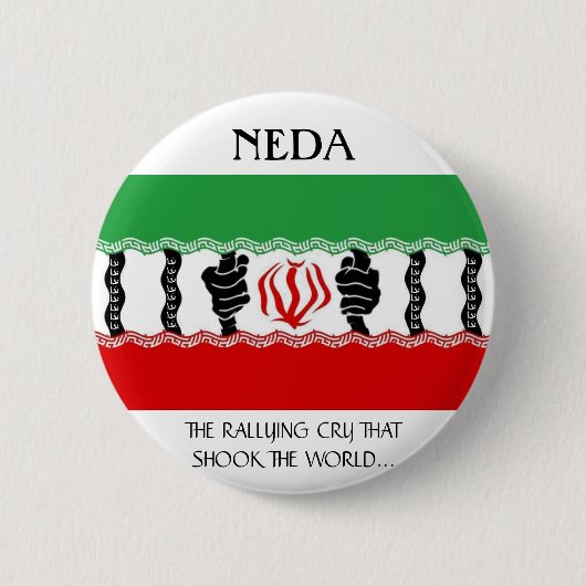 NEDA, de Rallying Cry Button (Voorkant)