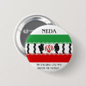 NEDA, de Rallying Cry Button (Voorkant /achterkant)