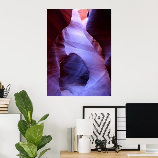 Neder Antelope Canyon Poster (Thuiskantoor)