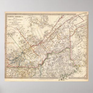 Neder-Canada, NB, NY, Vt, Maine Poster