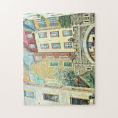 Neder-stad Quebec Mural & Fresco Legpuzzel (Verticaal)