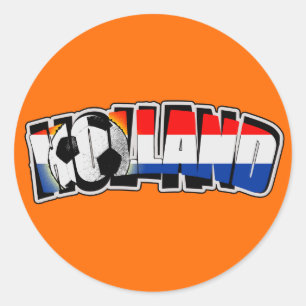 Nederland 2010 ronde sticker