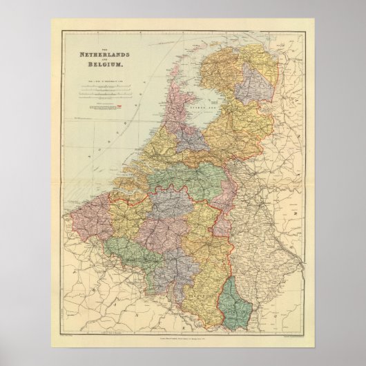 Nederland, België 2 Poster (Voorkant)