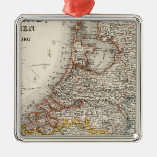 Nederland, België, Luxemburg Metalen Ornament