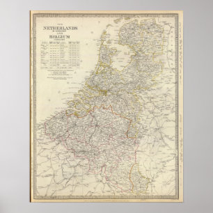Nederland, België Poster