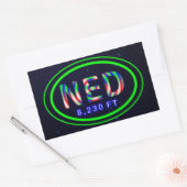 Nederland CO 8,230 FT Tie Dye Ned Stickers (Envelop)