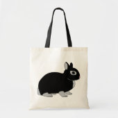 Nederland Dwarf Rabbit Canvas tas (Voorkant)