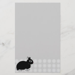 Nederland Dwarf Rabbit Silver Marten Stationery Briefpapier