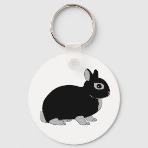 Nederland Dwarf Rabbit Sleutelhanger
