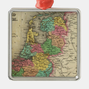 Nederland en België Metalen Ornament