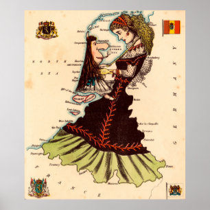 Nederland en België Poster