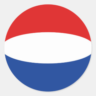 Nederland Fisheye Vlag Sticker