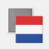 Nederland Flag Magnet Magneet (Voorkant / Achterkant)
